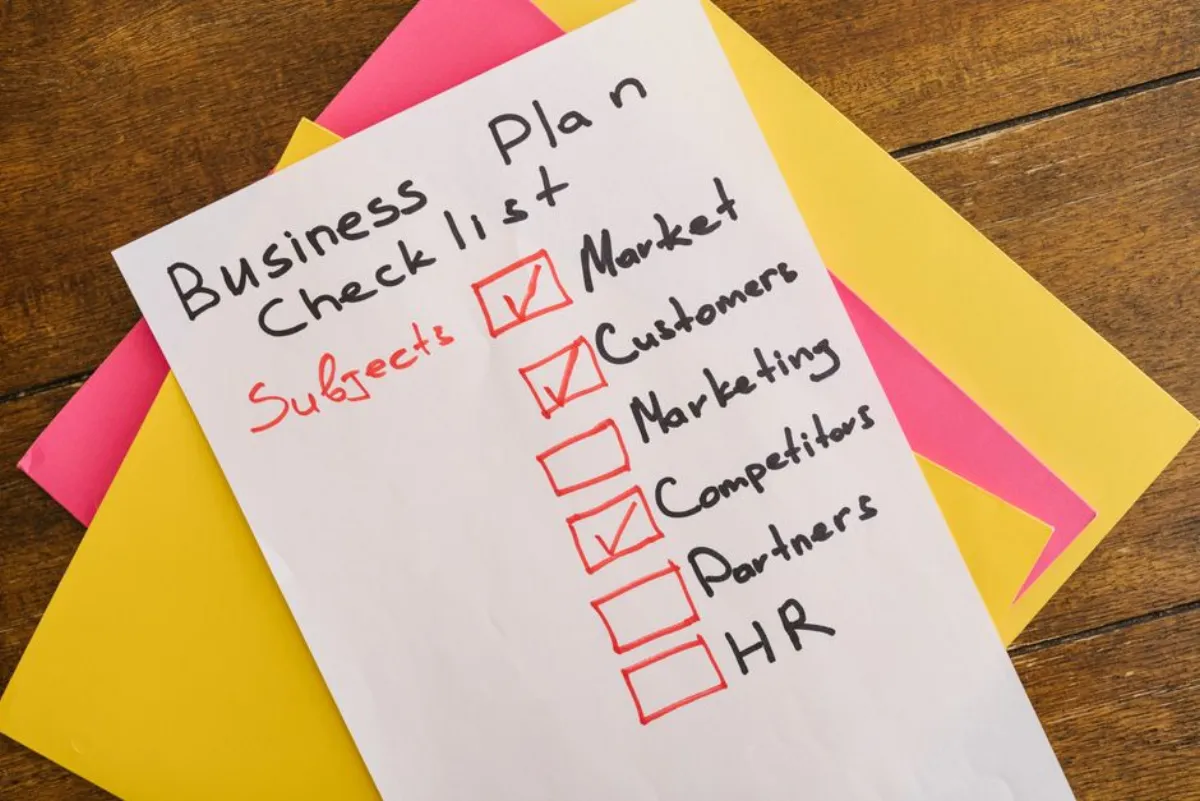 marketing checklist